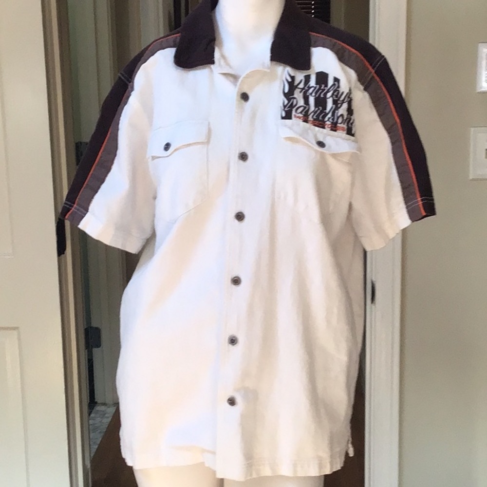 Harley Davidson mens embroidered shirt